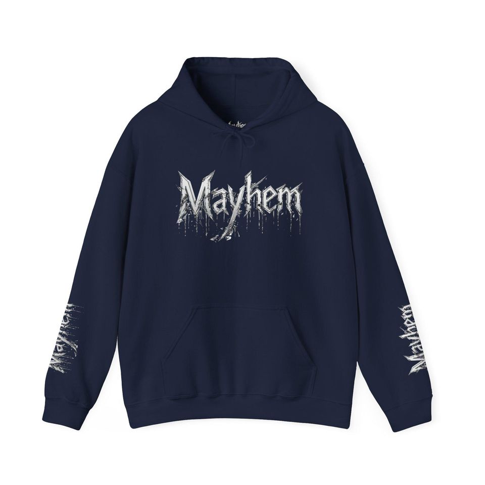 Mayhem Drip Logo 3D Hoodie | Graphic Hooded Sweatshirt