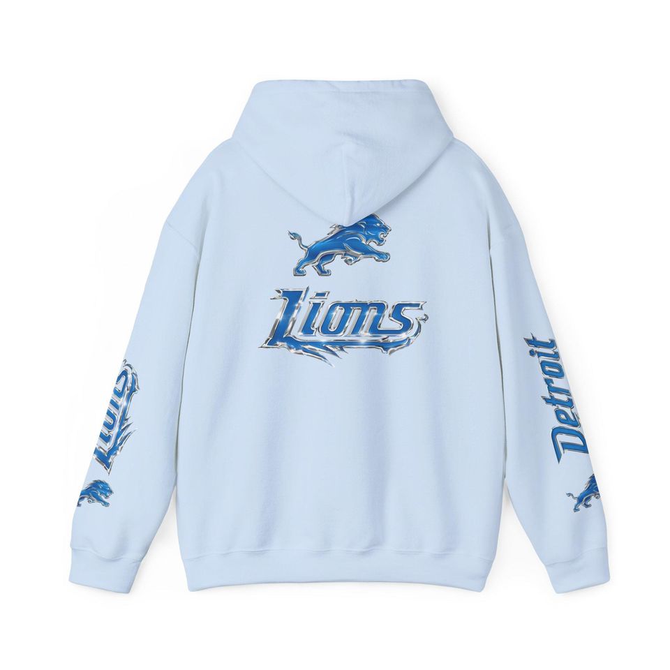 Detroit Lions Hoodie, Chrome Edition Pullover