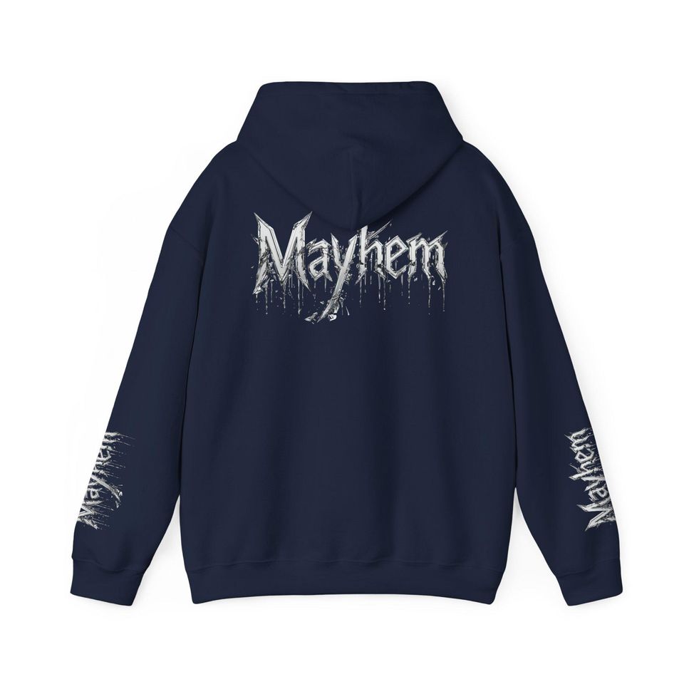 Mayhem Drip Logo 3D Hoodie | Graphic Hooded Sweatshirt
