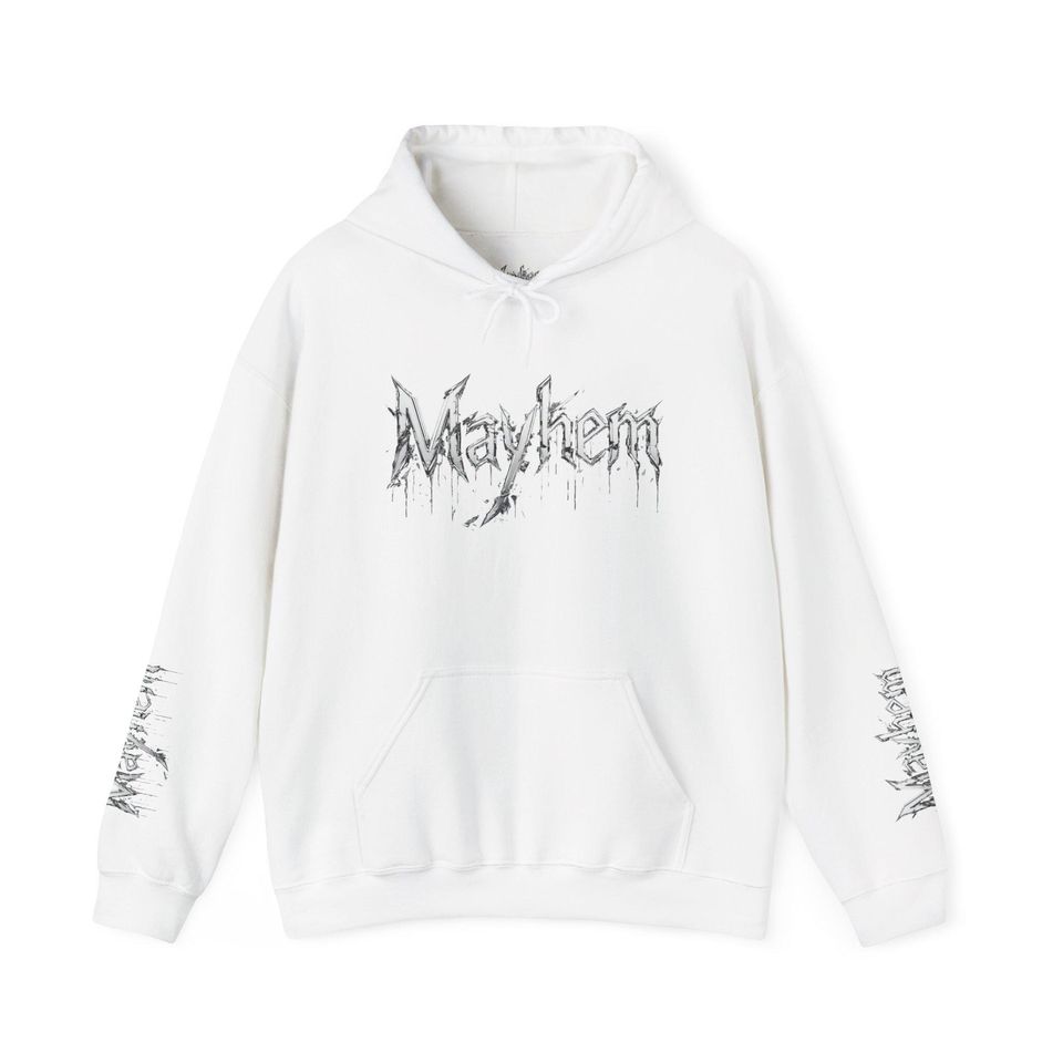 Mayhem Drip Logo 3D Hoodie | Graphic Hooded Sweatshirt
