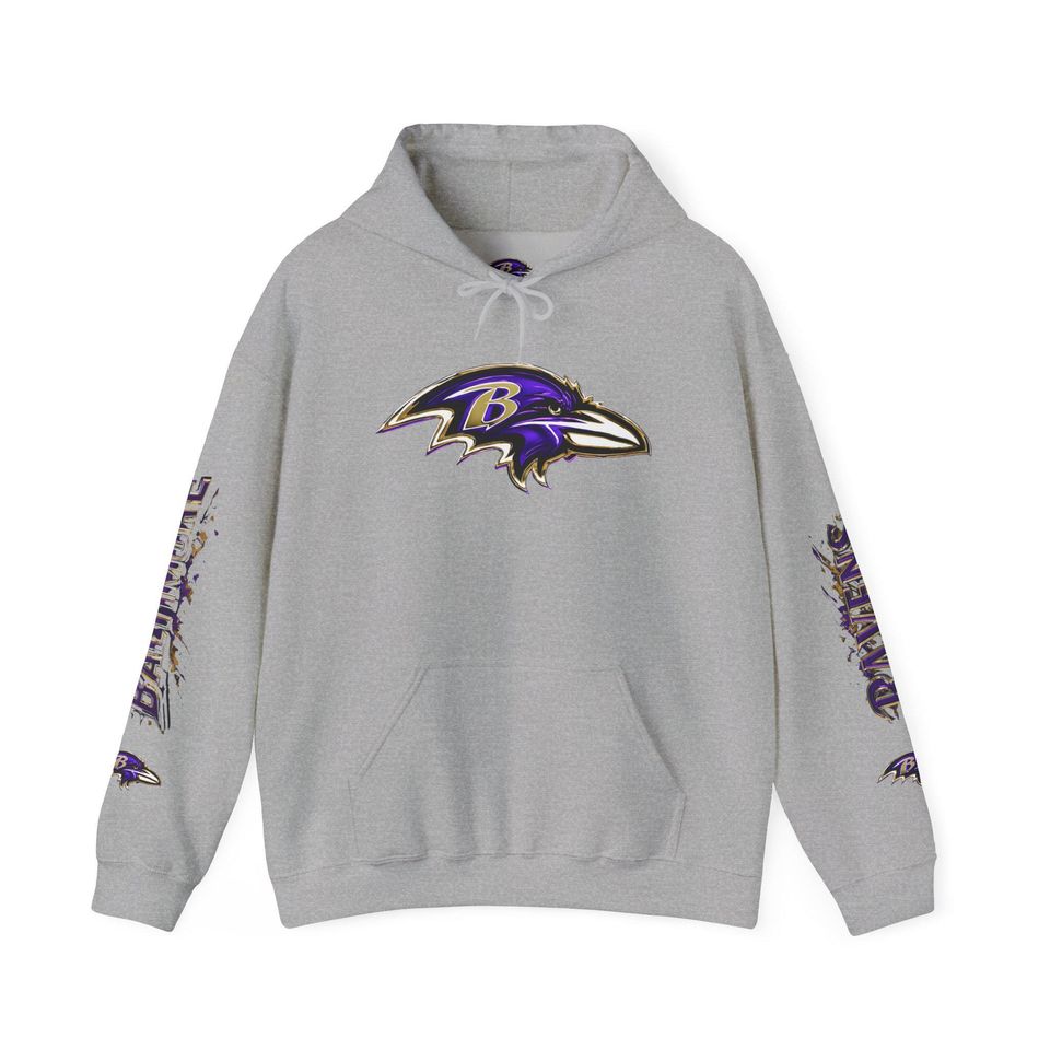 Baltimore Ravens Hoodie, Chrome Edition, Game Day Wear