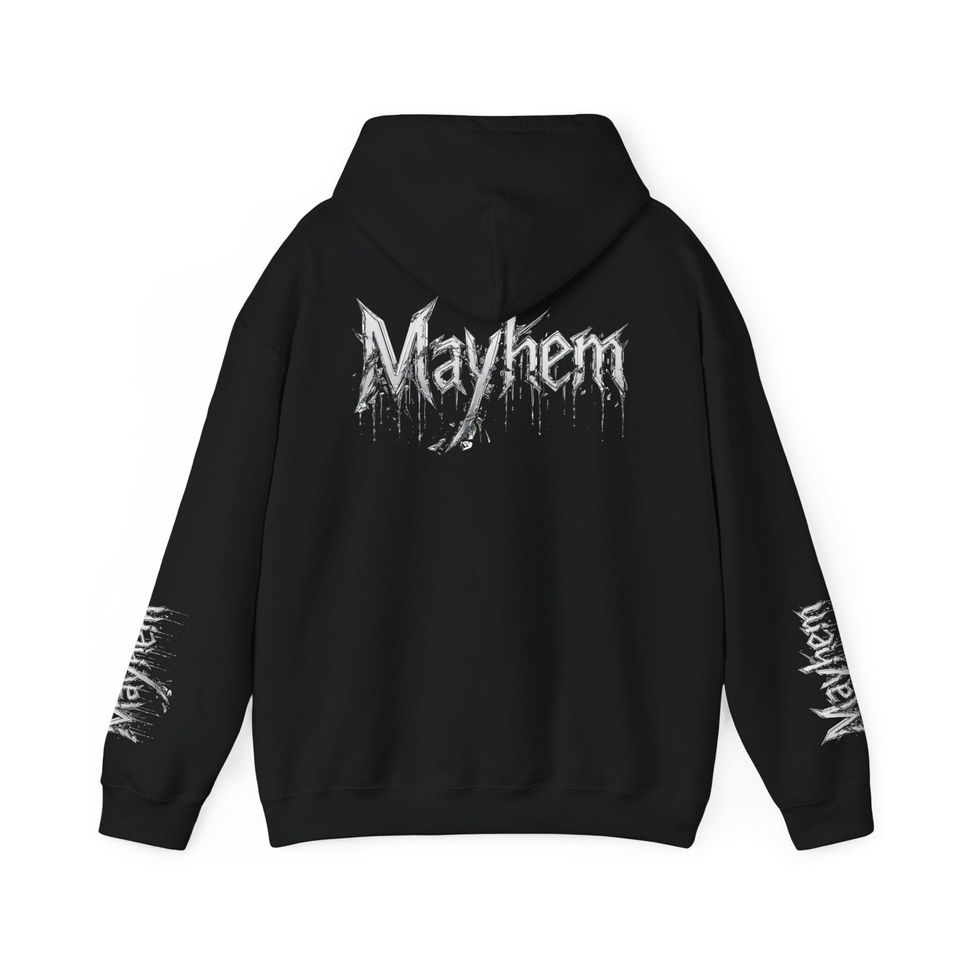 Mayhem Drip Logo 3D Hoodie | Graphic Hooded Sweatshirt