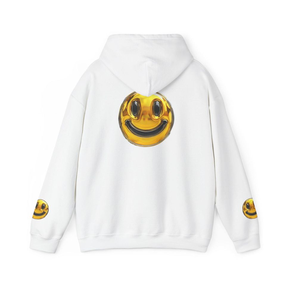 Gold Smiley Face 3D Hoodie
