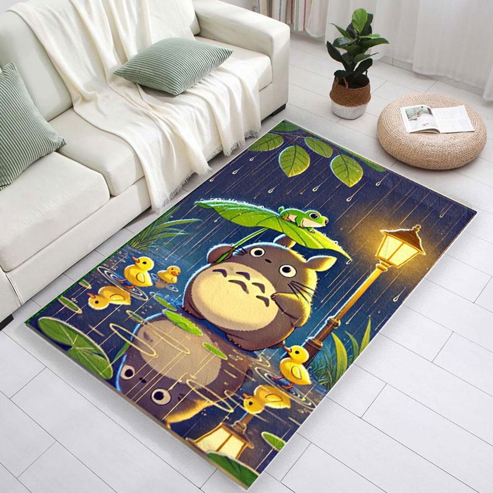 Totoro Rug, Japanese Anime Decor