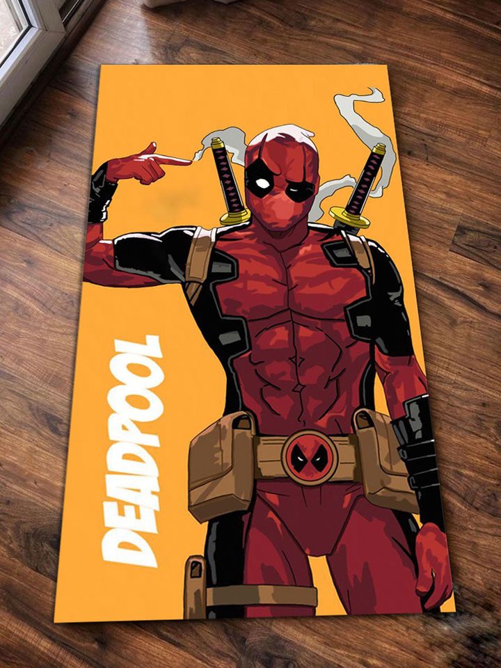 Deadpool Rug, Anti-Hero Comic Decor