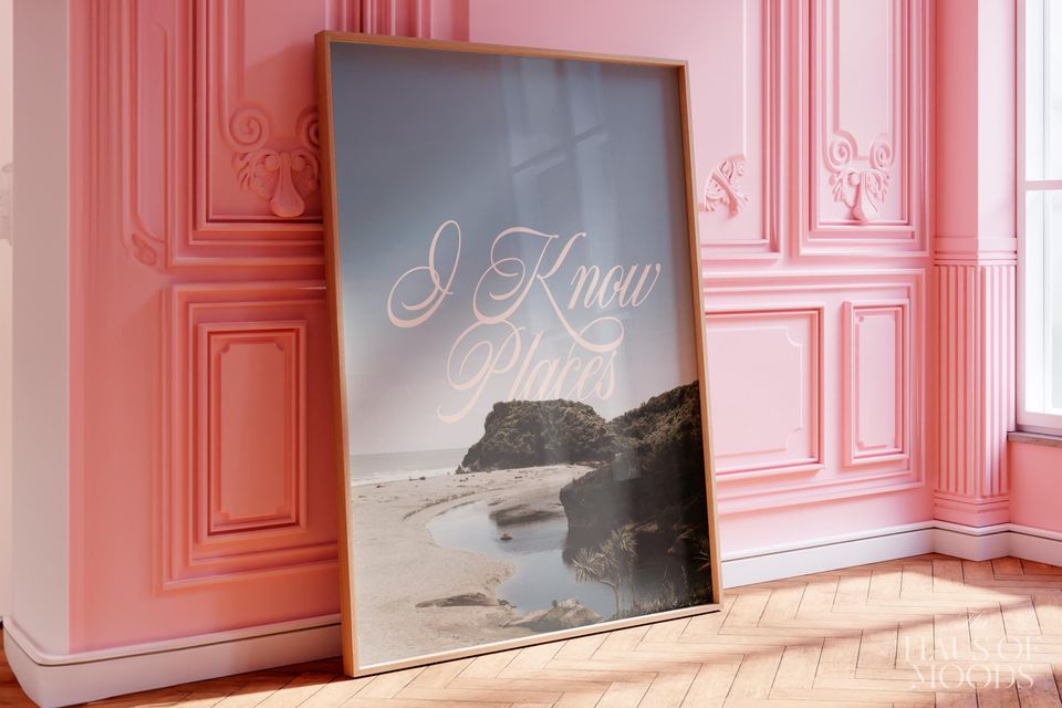 I know Places Poster | 89 Album Poster |  Wall Art | Preppy Wall Art | Wildest Dreams Song Poster