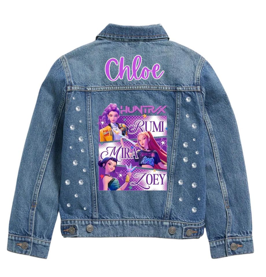 Adult Sizes K-pop Custom Denim Jackets