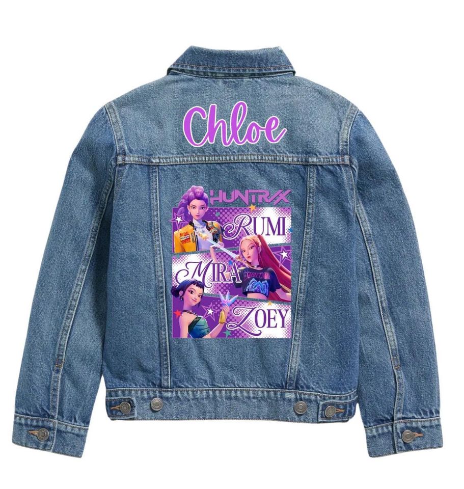 Adult Sizes K-pop Custom Denim Jackets