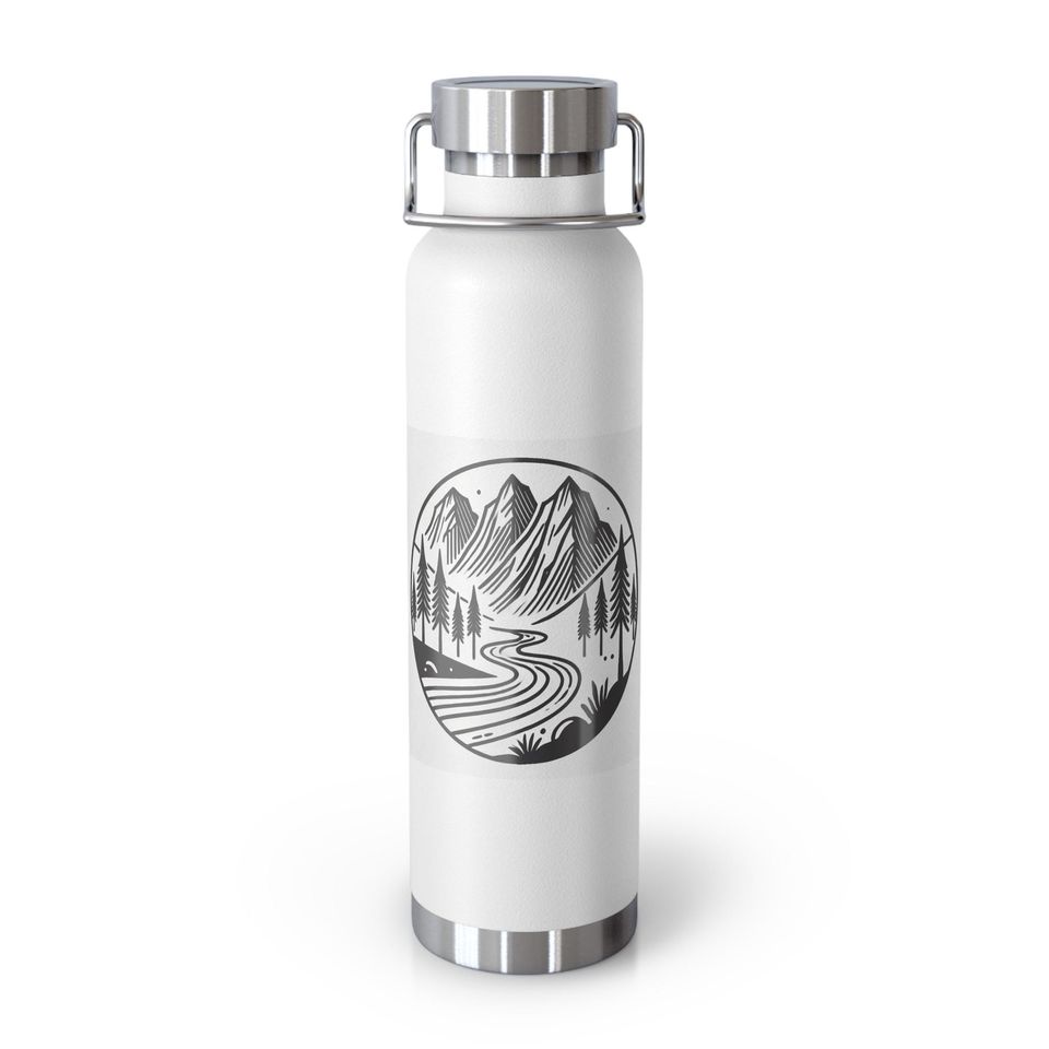 Copper Vacuum Insulated Bottle, 22oz