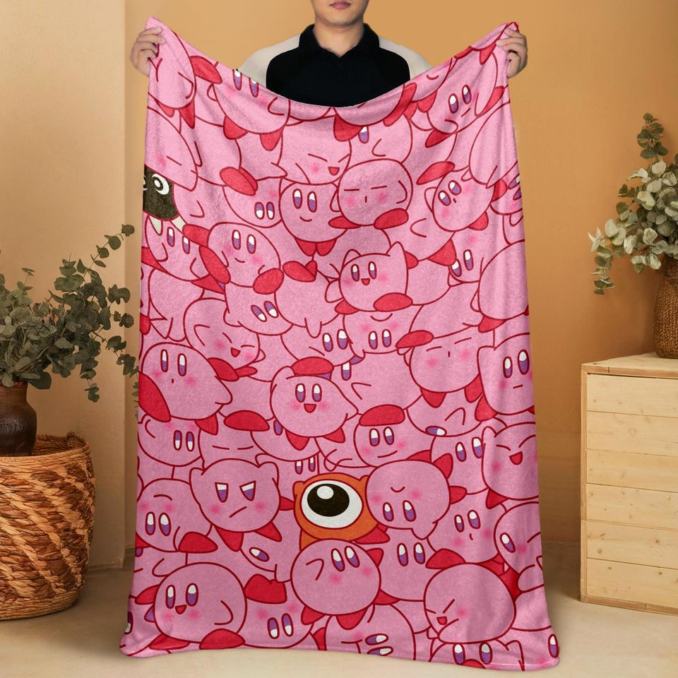 Kirby Fleece Blanket - Home Decor Throw