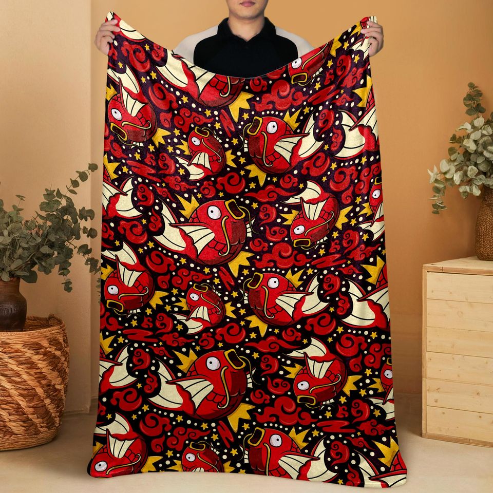 Magikarp Fleece Blanket