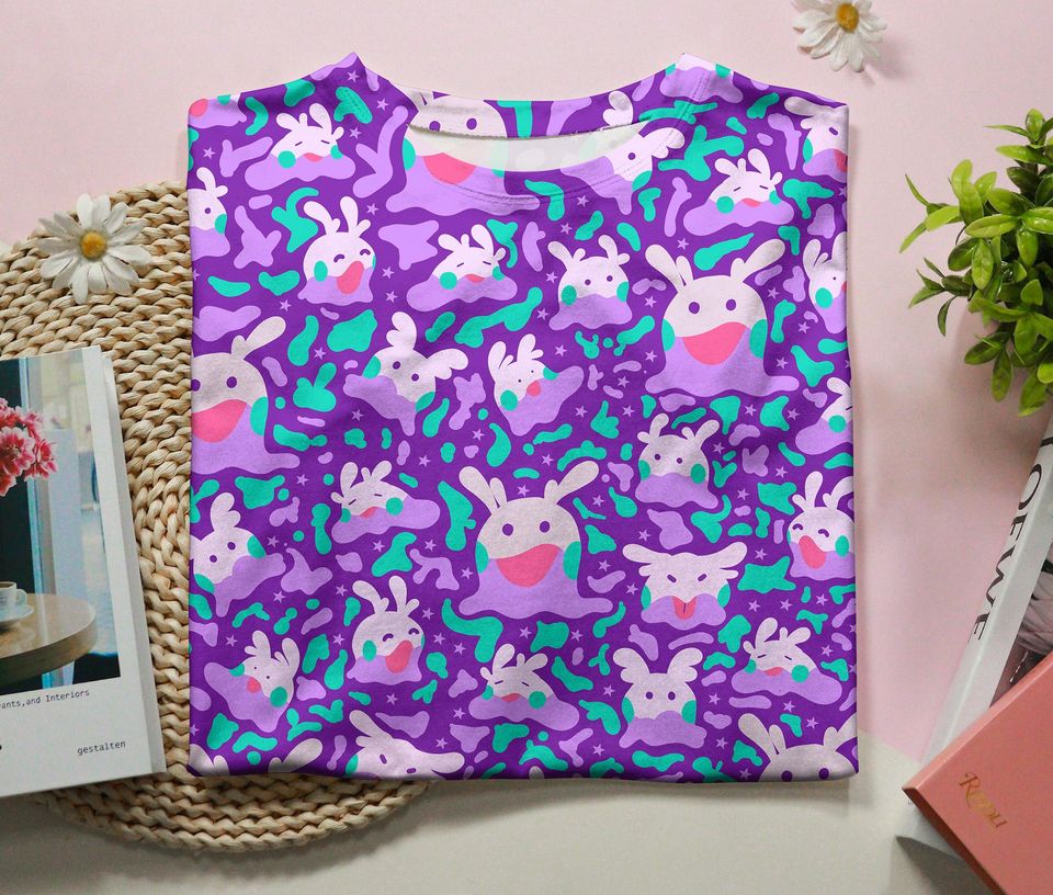 Goomy T-shirt Tropical Summer Tshirt Cute Summer T-shirt Funny Summer Shirt Goomy Shirt Gifts