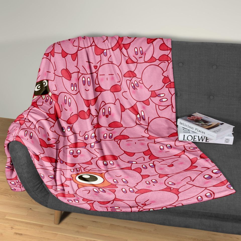 Kirby Fleece Blanket - Home Decor Throw