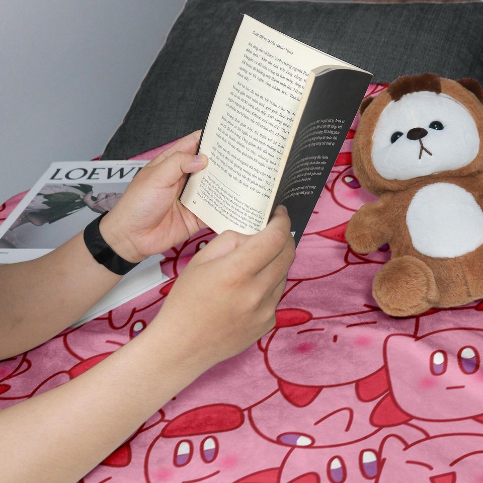 Kirby Fleece Blanket - Home Decor Throw