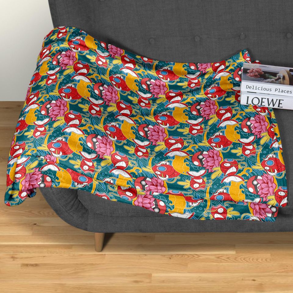 Magikarp Fleece Blanket
