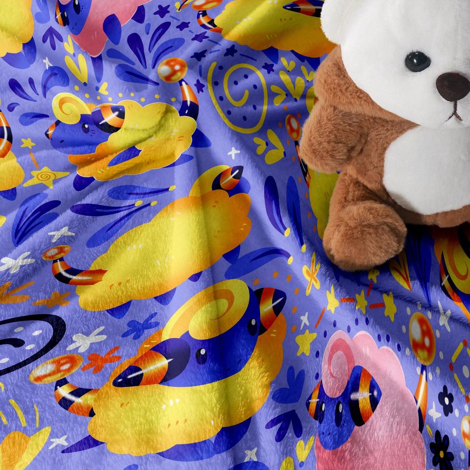 Mareep Fleece Blanket
