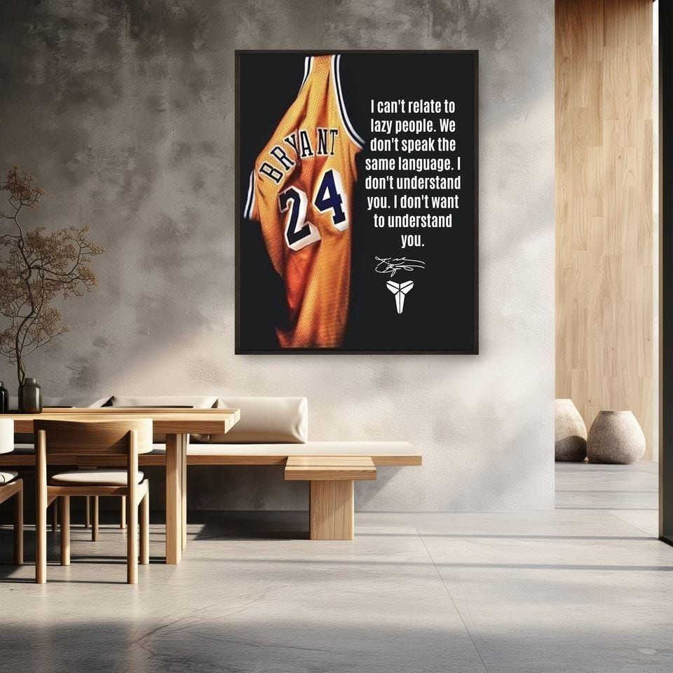 Kobe Bryant Poster, Vertical Premium Matte Print