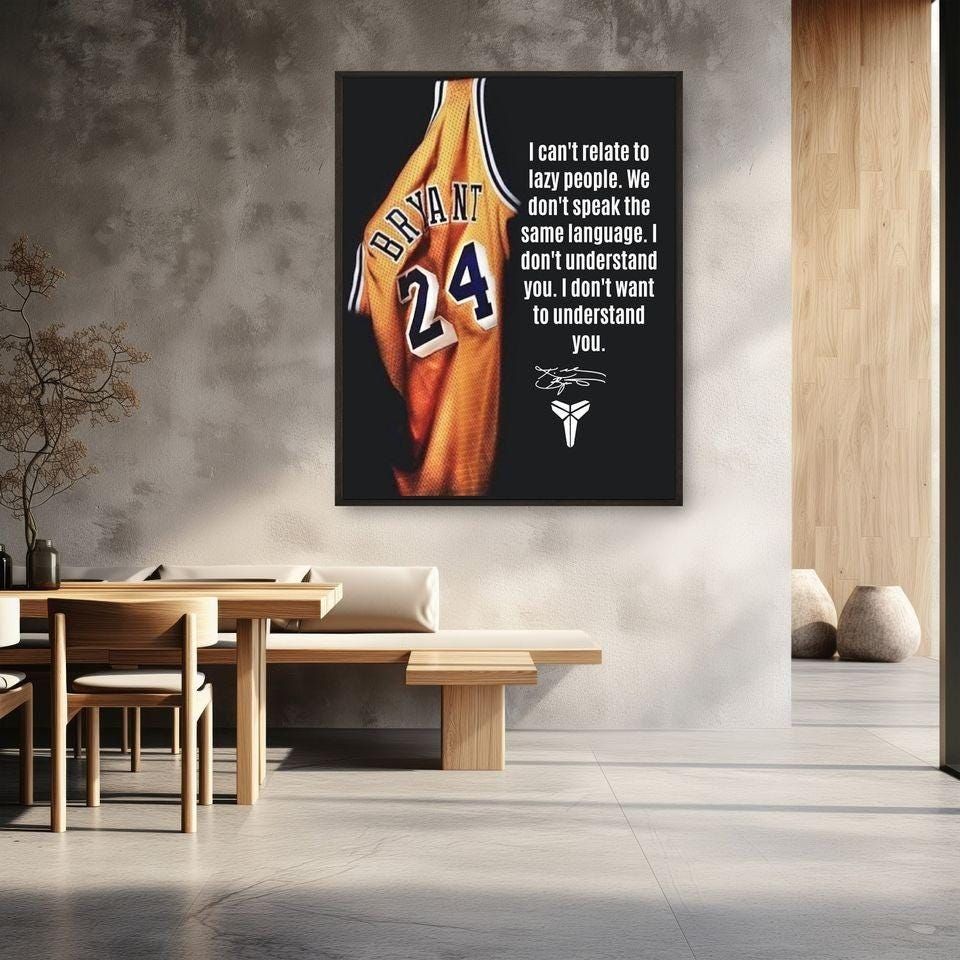 Kobe Bryant Poster, Vertical Premium Matte Print