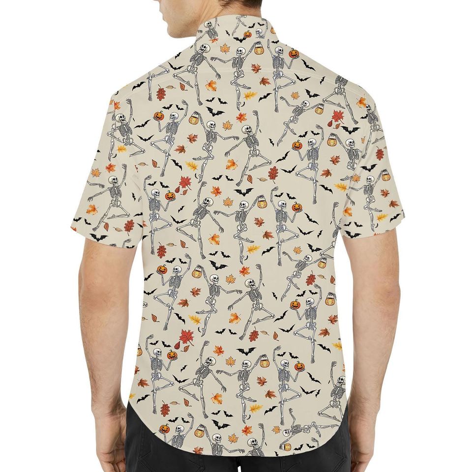 Dancing Skeleton Halloween Shirt for Men Women Youth