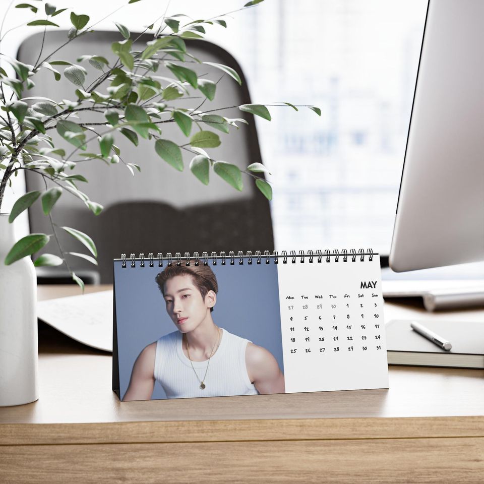 SEVENTEEN WONWOO Desk Calendar 2026; SEVENTEEN Calendar; Wonwoo Calendar; Seventeen Gift; Kpop Gift