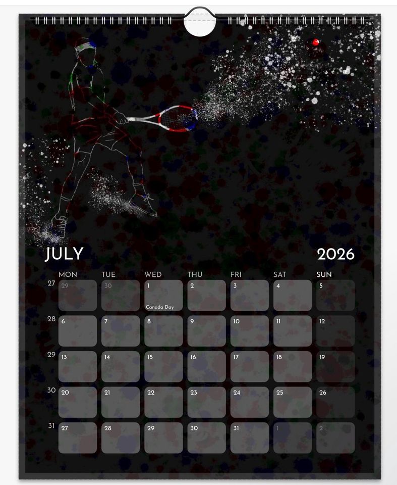 The Sports Athlete Illustrated Wall calendar 2026 (US & CA)