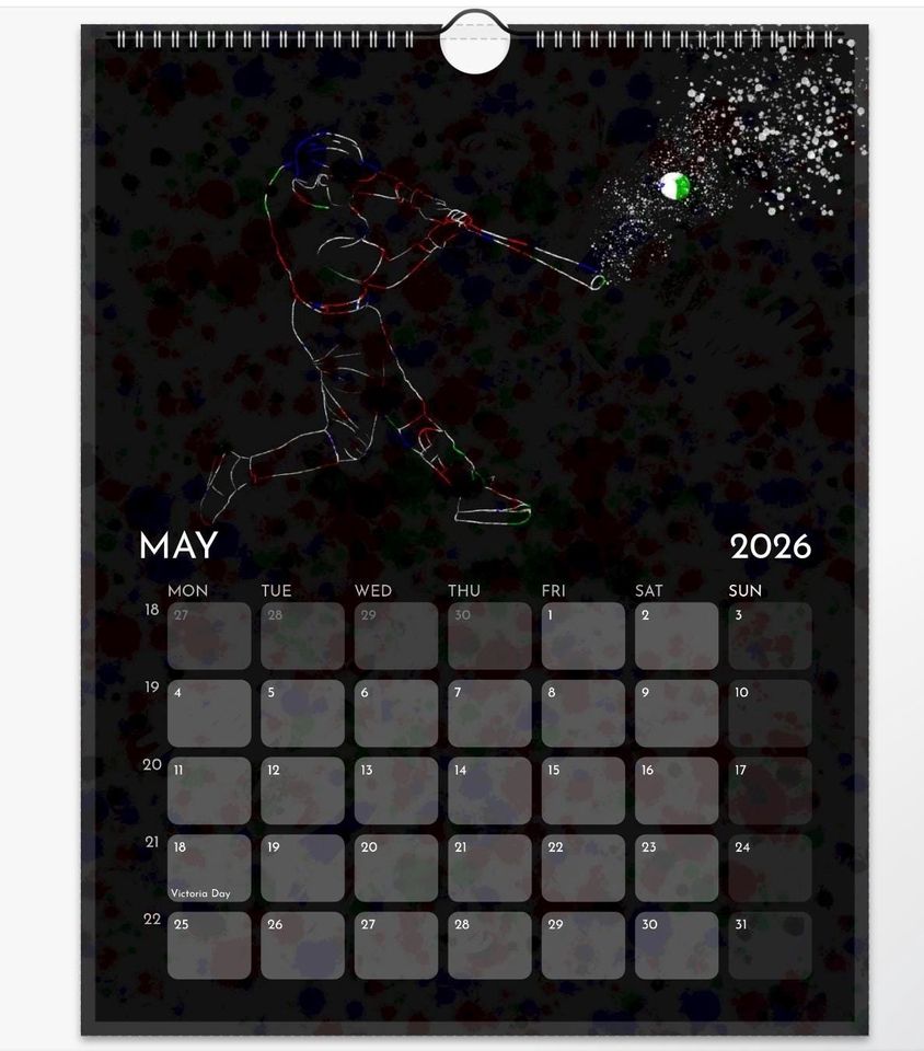 The Sports Athlete Illustrated Wall calendar 2026 (US & CA)