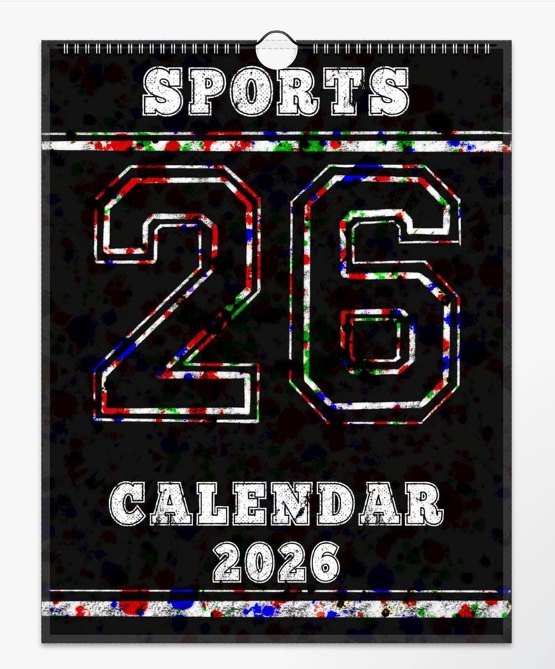 The Sports Athlete Illustrated Wall calendar 2026 (US & CA)