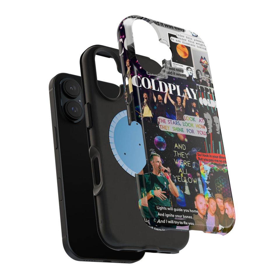 Phone Case, Coldplay Fans Gift, Magnetic Tough Case