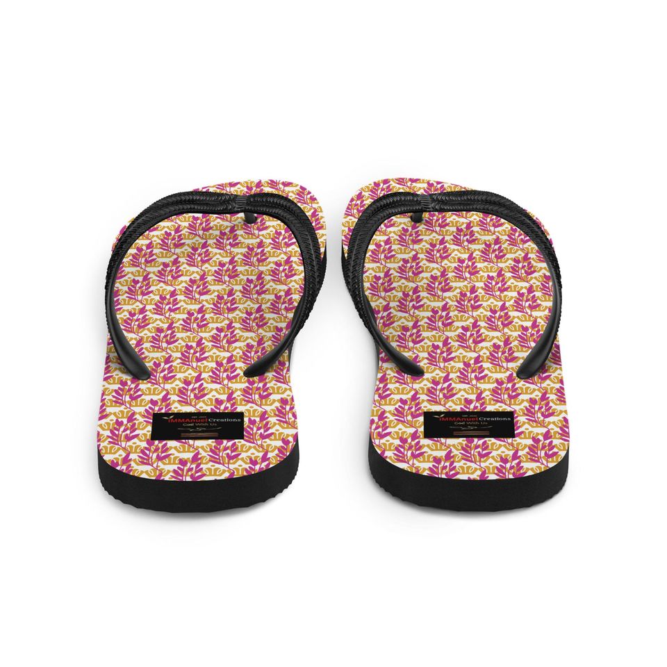 iMMAnuel Creations Pink Flip-Flops