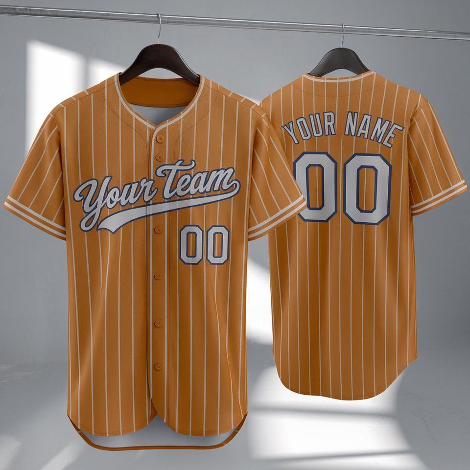 Personalized Team Name And Number Baseball Jersey, Custom Baseball Jersey