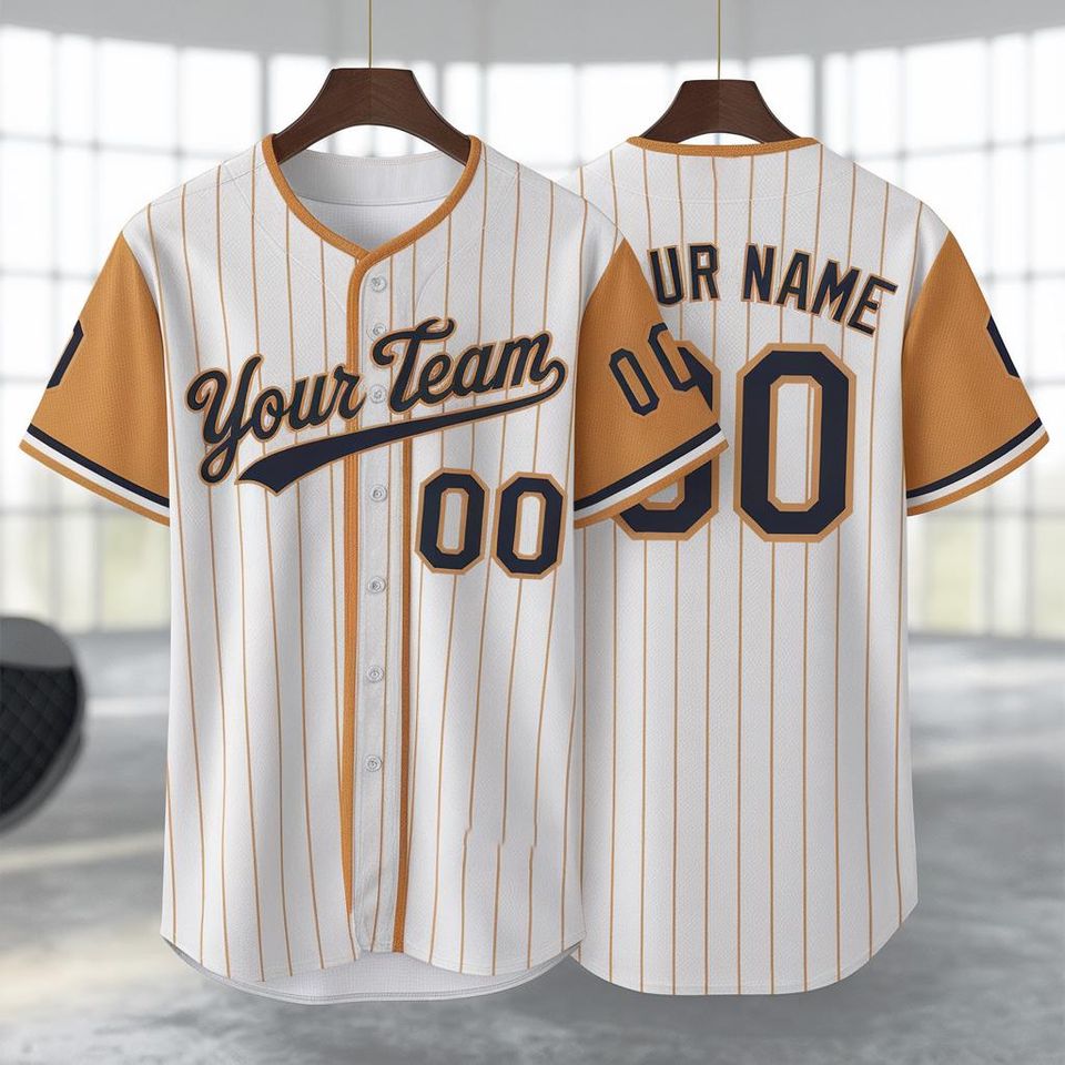 Personalized Team Name And Number Baseball Jersey, Custom Baseball Jersey