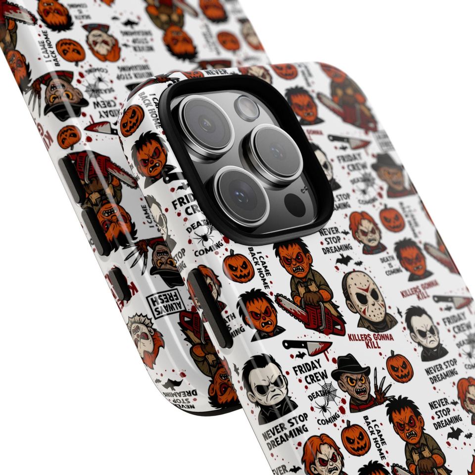 Halloween Horror Movie Phone Case, Scary Scream Terrifier iPhone Case