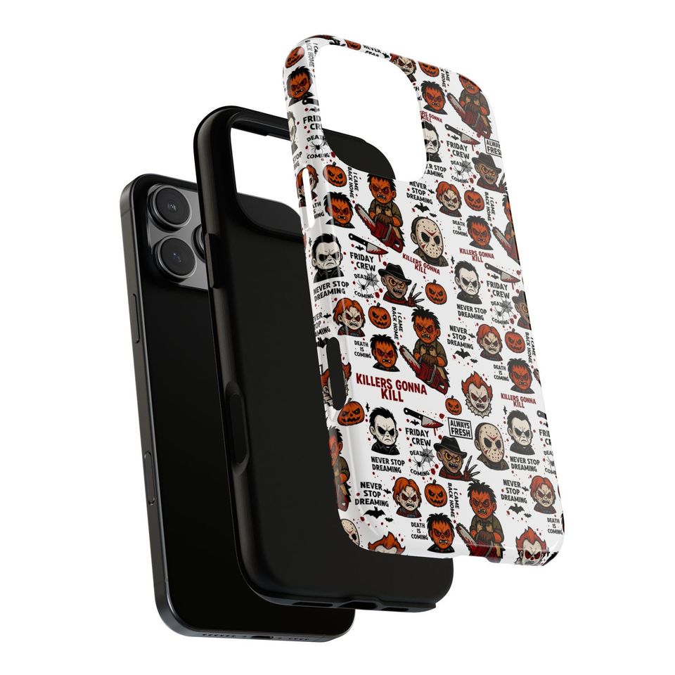 Halloween Horror Movie Phone Case, Scary Scream Terrifier iPhone Case