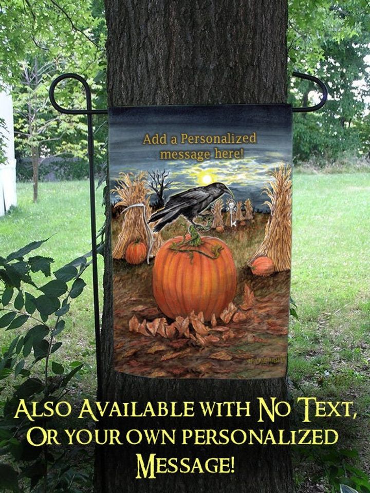 Halloween's Guardian  Halloween Garden Flag