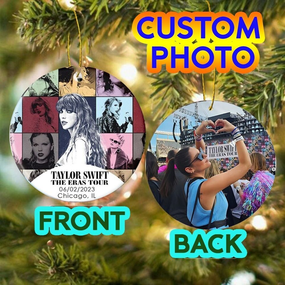 Custom Eras Tour Ornament, Personalized Eras Tour Commemorative