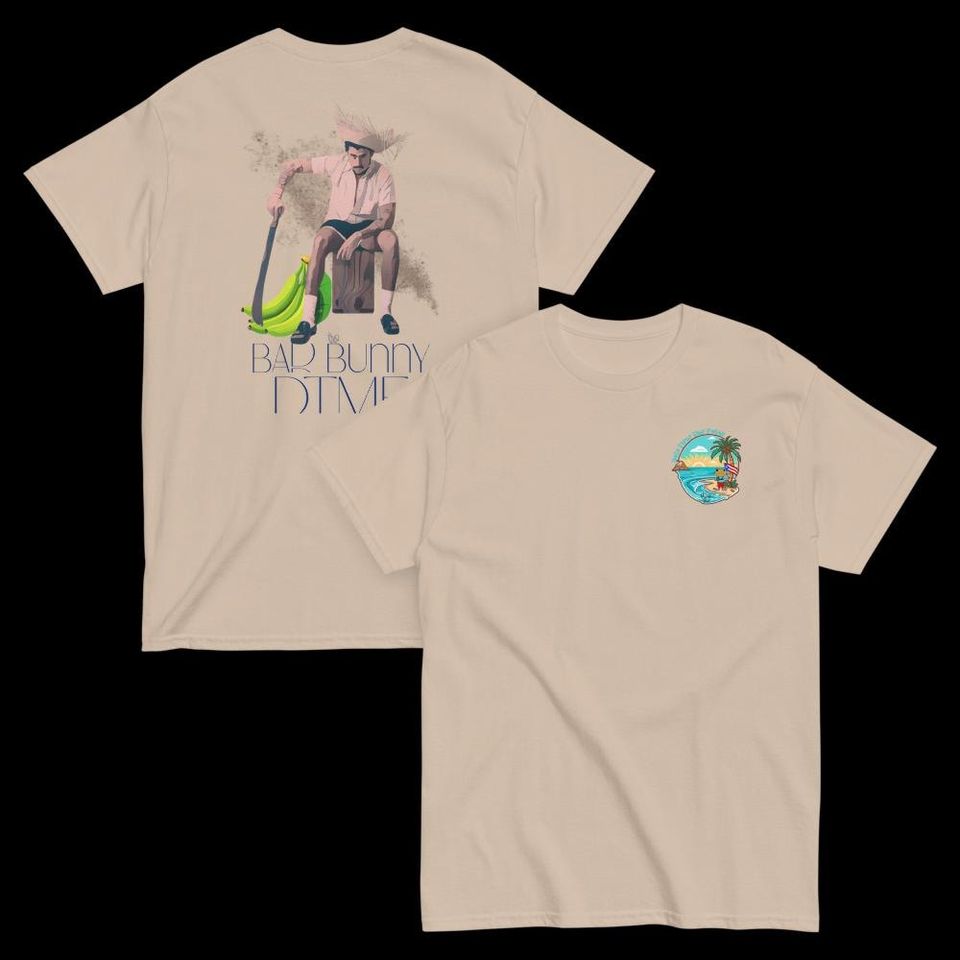 Bad Bunny DTMF Residency Inspired Double Sided T-Shirt