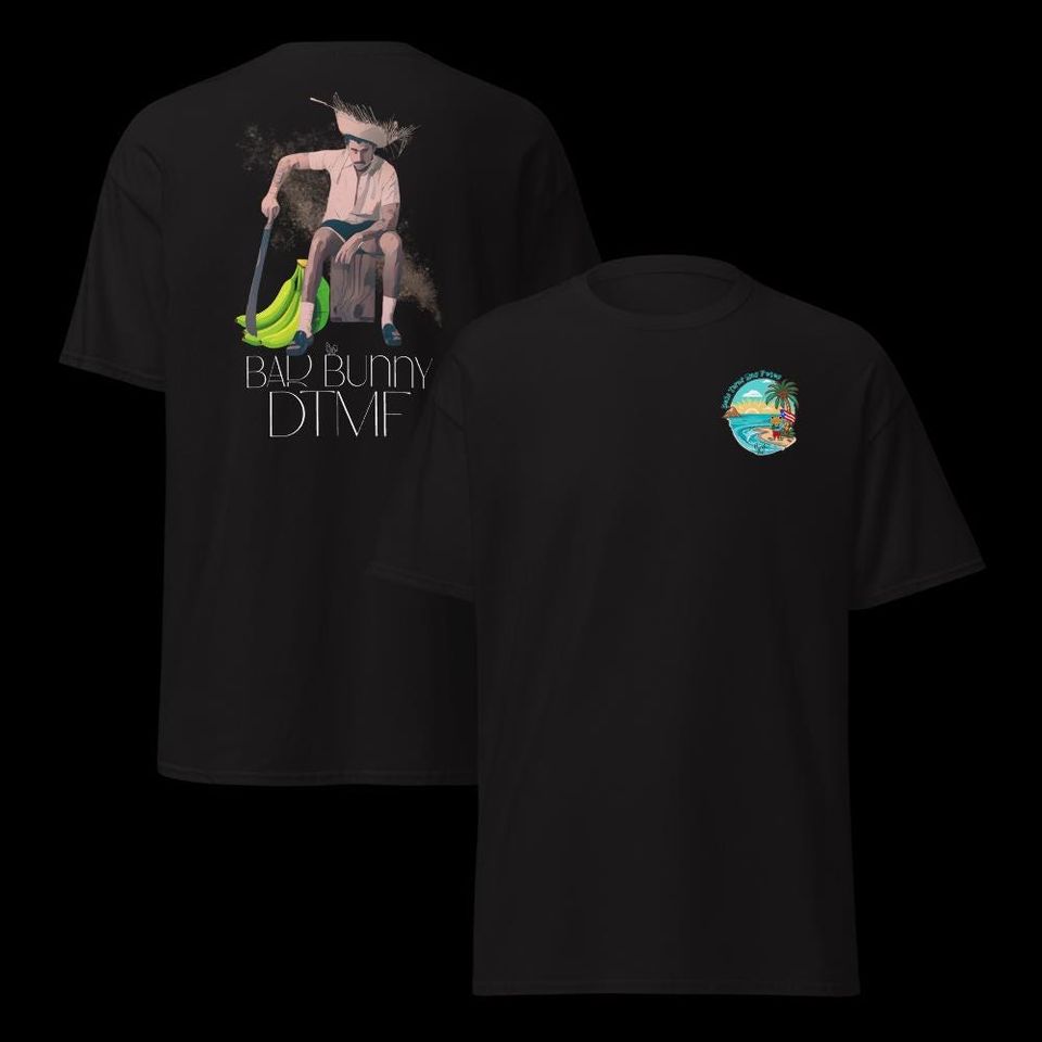 Bad Bunny DTMF Residency Inspired Double Sided T-Shirt