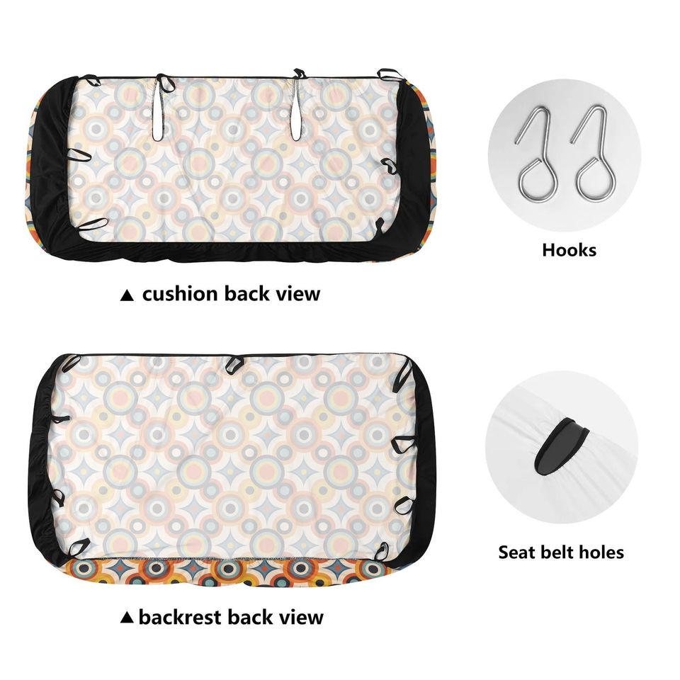 Custom Car Back Seat Covers: Soft   Blend, Universal Fit