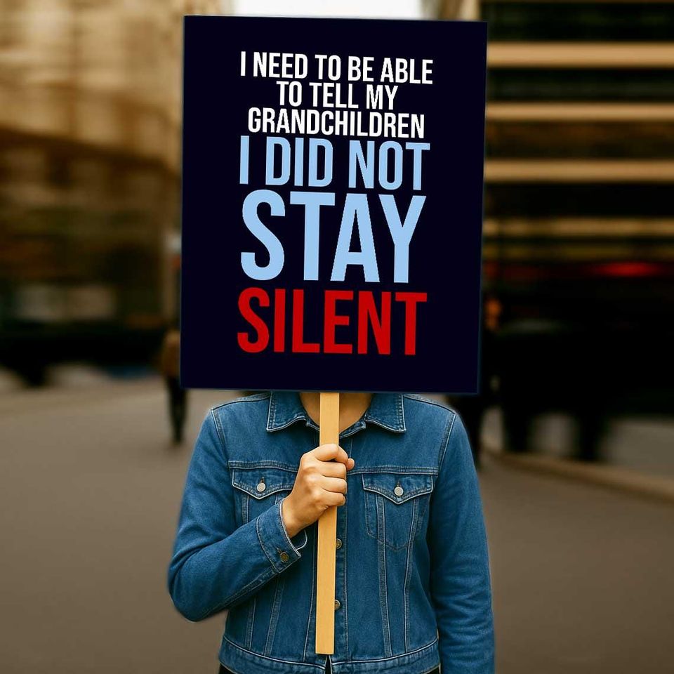 Resist Protest Sign Printable: No Kings in America Poster