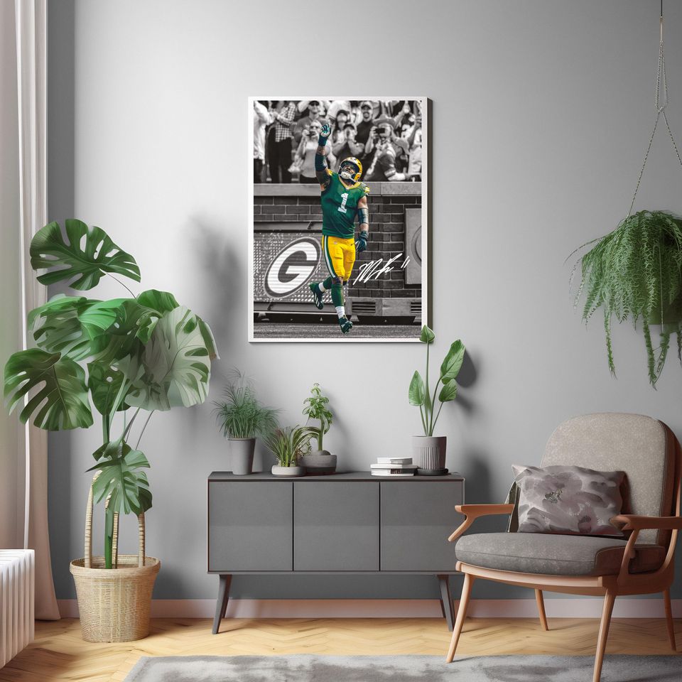 Micah Parsons Poster, Signed Football Poster