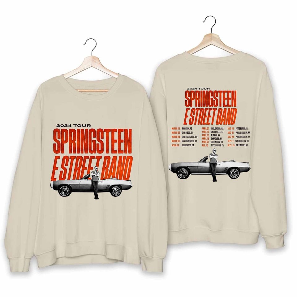 Bruce Springsteen & The E Street Band Rescheduled US Tour 2024 Shirt