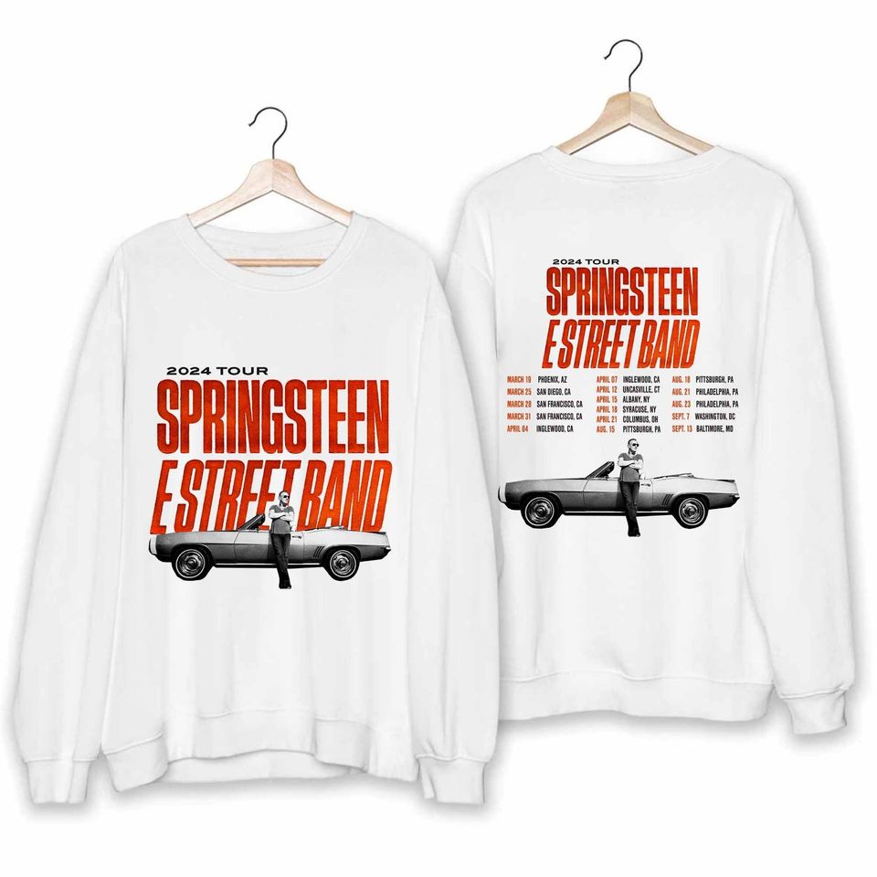 Bruce Springsteen & The E Street Band Rescheduled US Tour 2024 Shirt