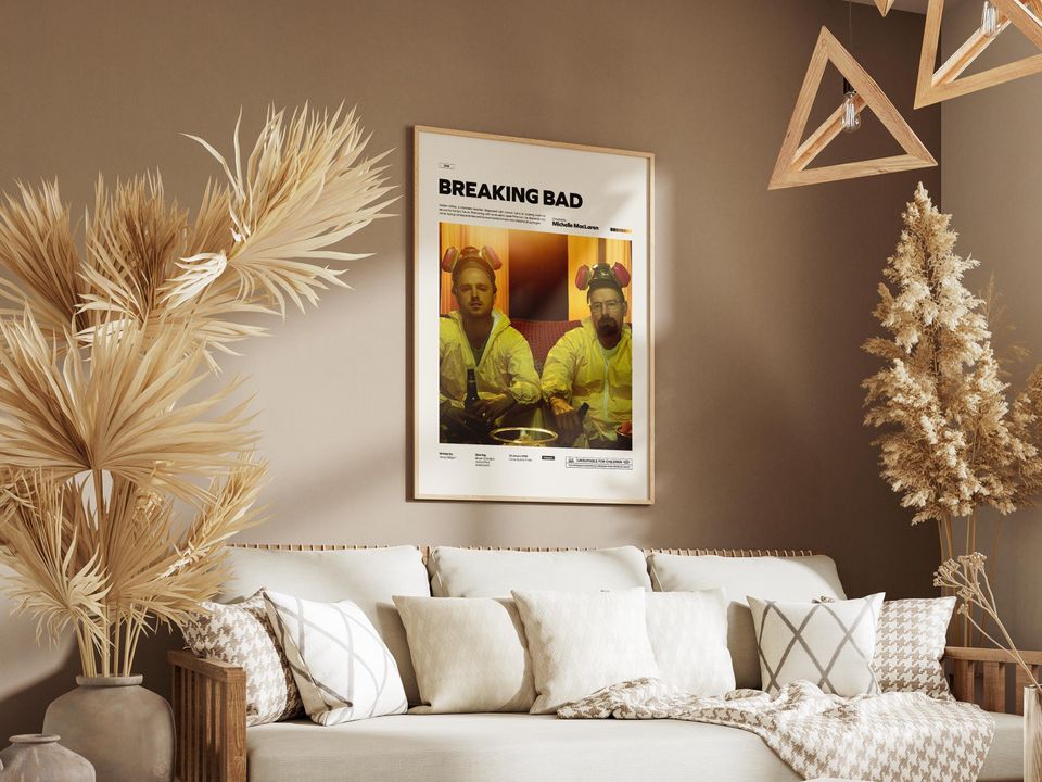 Breaking Bad Poster | Vince Gilligan's Breaking Bad Poster Print | Special Design Poster | Glossy Paper Movie Poster | Wall Decor Idea