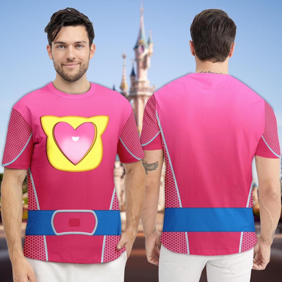 Disney SuperKitties Suit Cosplay Costume Halloween Shirt