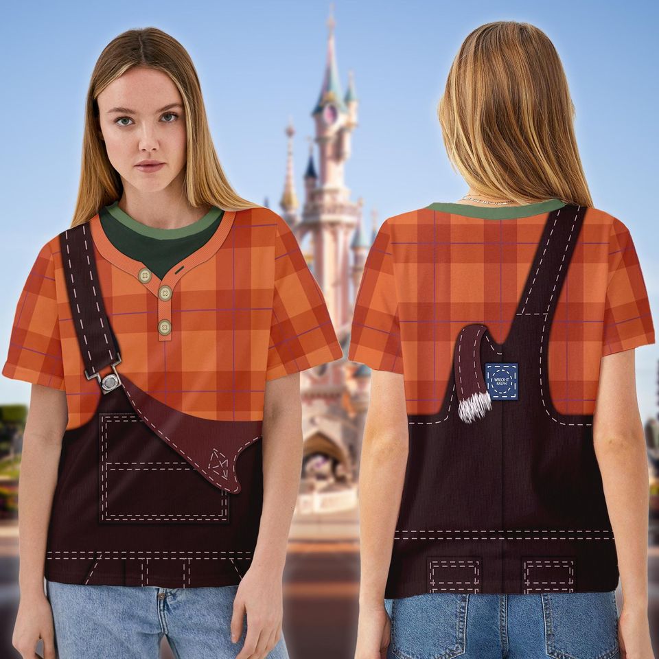 Wreck It Ralph All Over Print Running Costume 3D Shirt