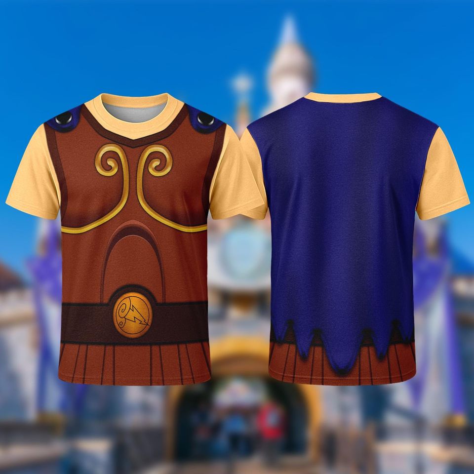 Hercules Greek Mythological Genie Halloween 3D Shirt