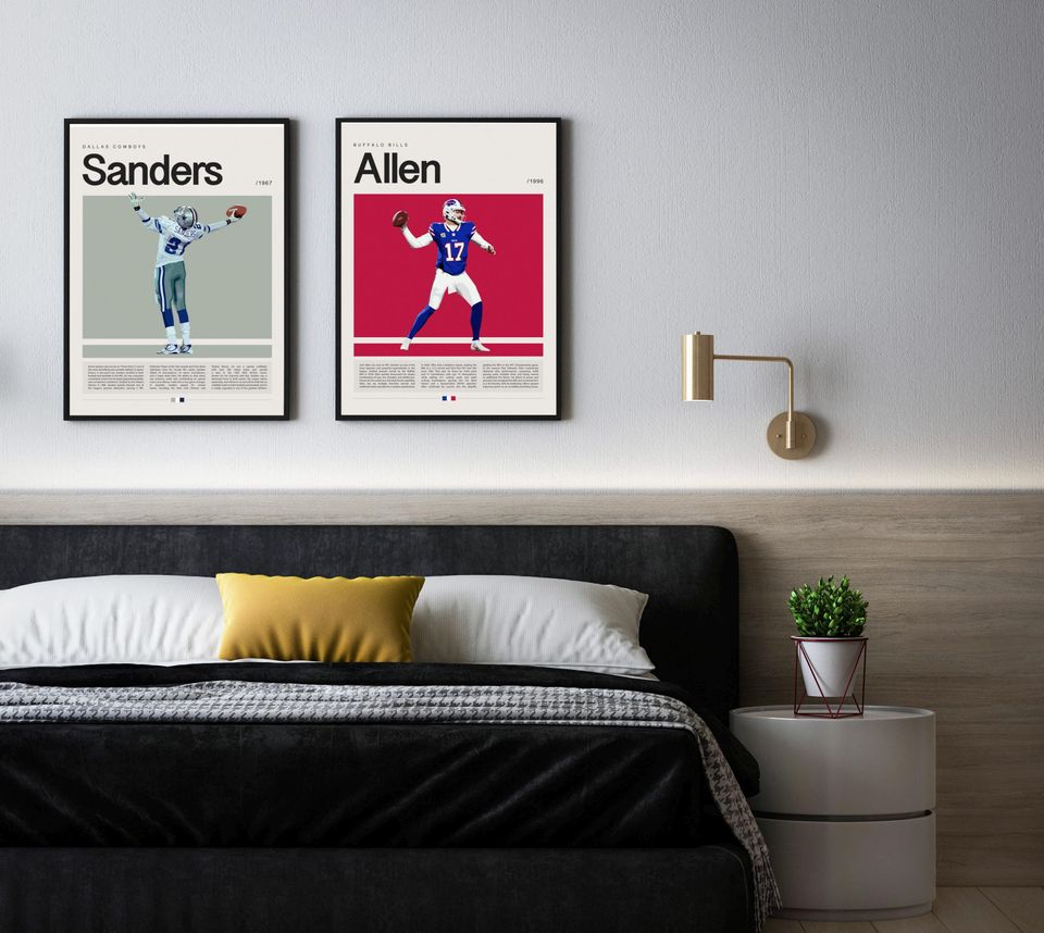 Jalen Hurts Poster, football Poster, Sports Poster, Modern Sports Art, football Gifts, Super Bowl Poster, American Football Poster