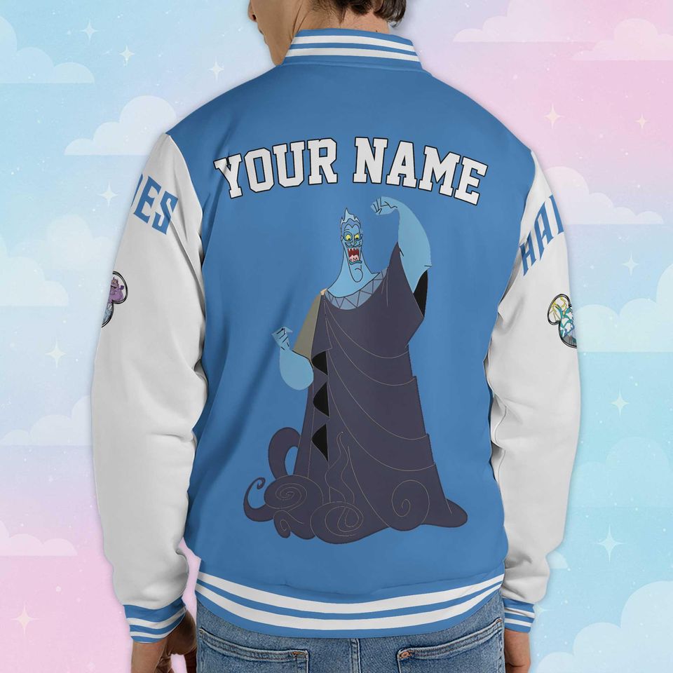 Personalized Hades Varsity Jacket, Villain Baseball Outfit