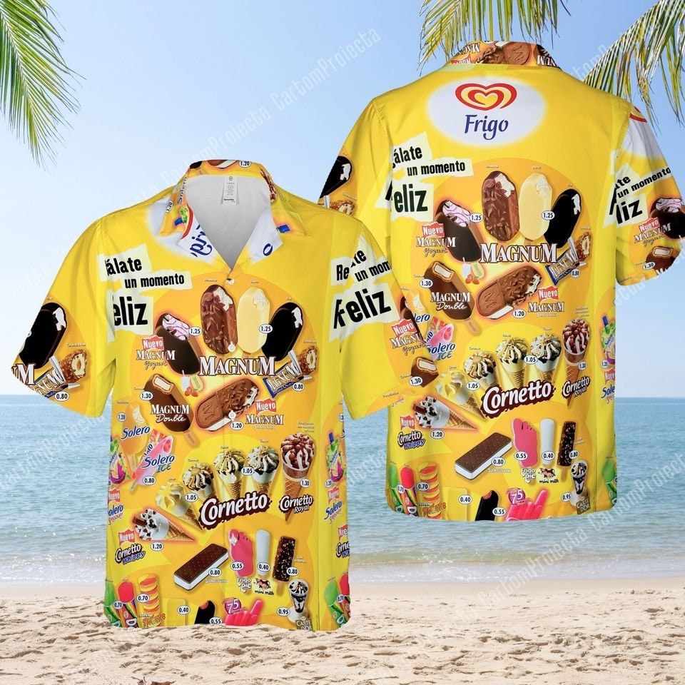 Vintage 90s Ice Cream Hawaiian Shirts