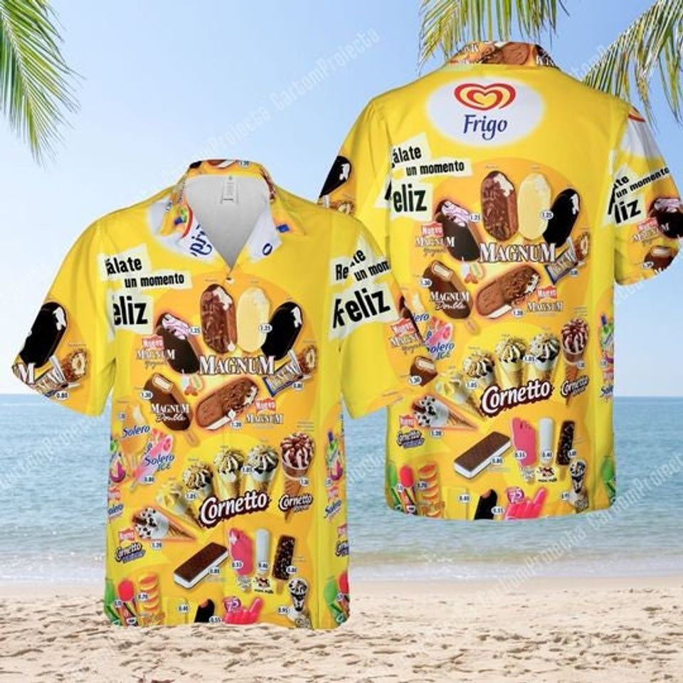 Vintage 90s Ice Cream Hawaiian Shirts